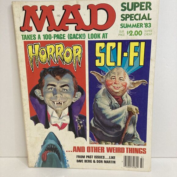 Mad Magazine Summer 1983 Super Special Issue Horror Sci- FI & Other Weird Things - Picture 3 of 7